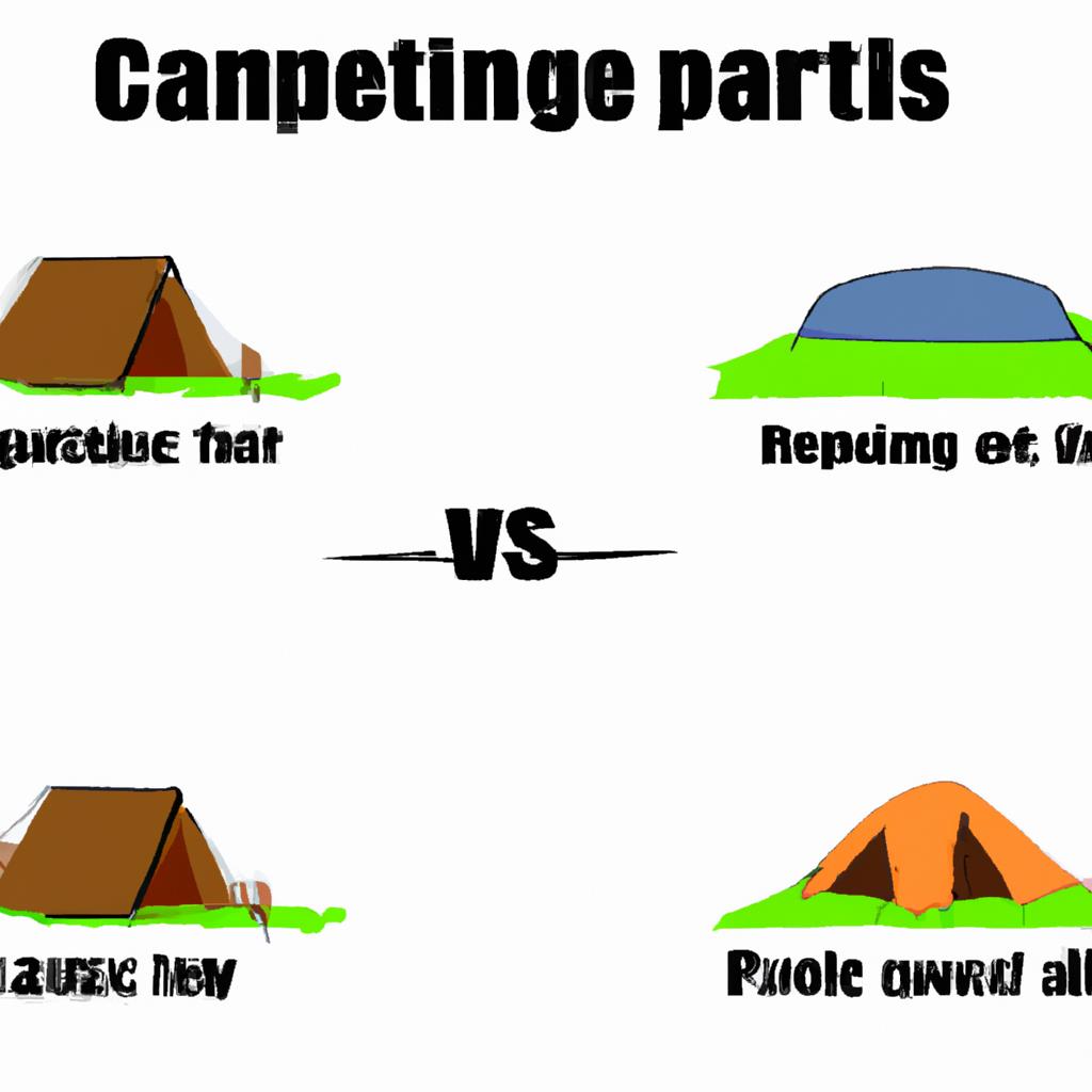 Primitive camping, Developed campsites, Pros, Cons, Camping
