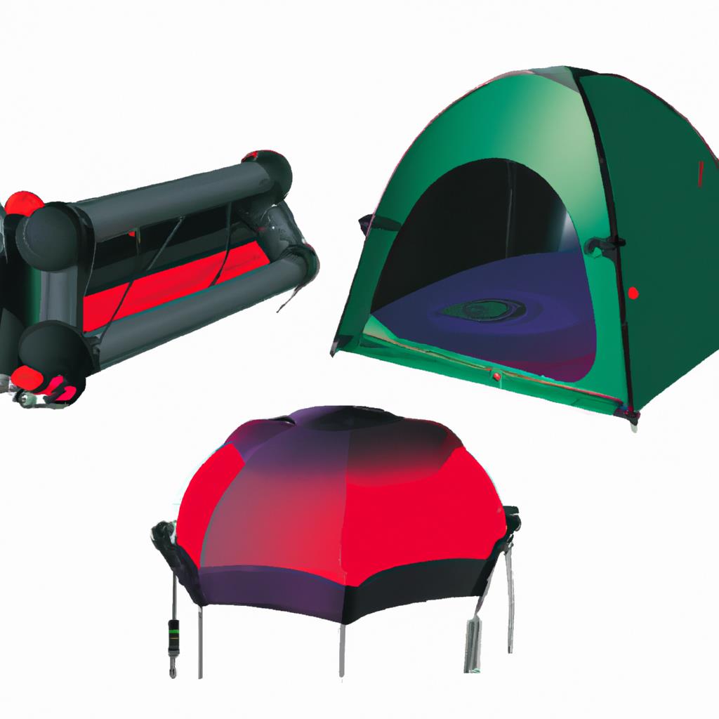 inflatable, camping, furniture, tenting, sites
