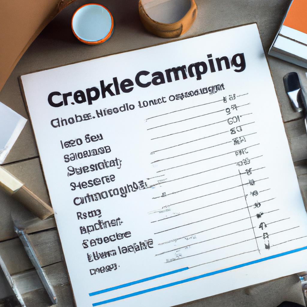 camping, checklist, gear, equipment, essentials