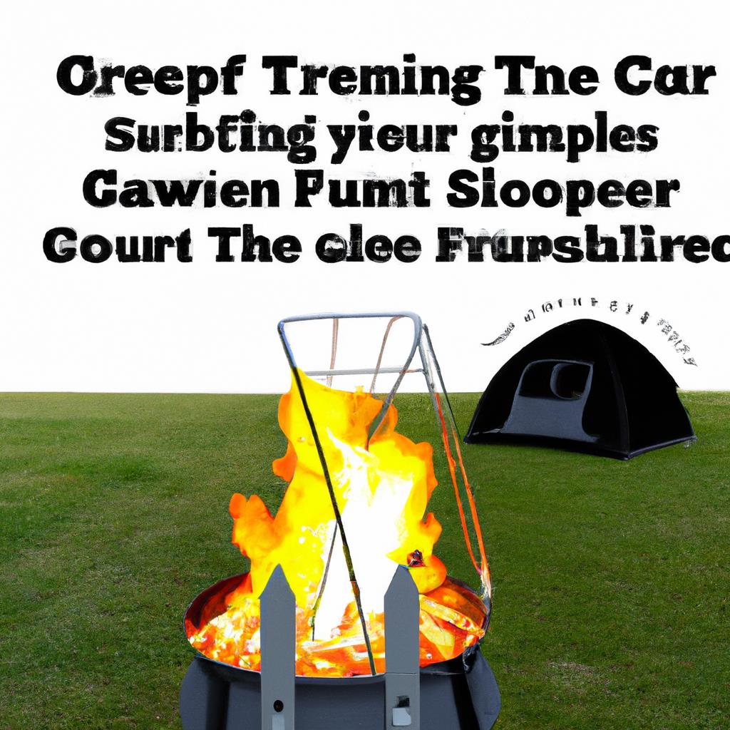 campfire, grills, safety, campsite, tips