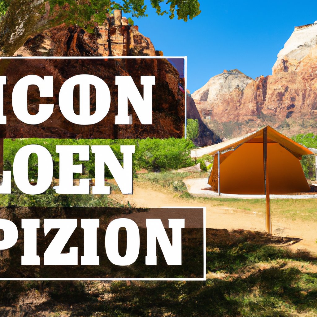 Zion National Park, Campsites, Outdoor Recreation, Camping, Nature