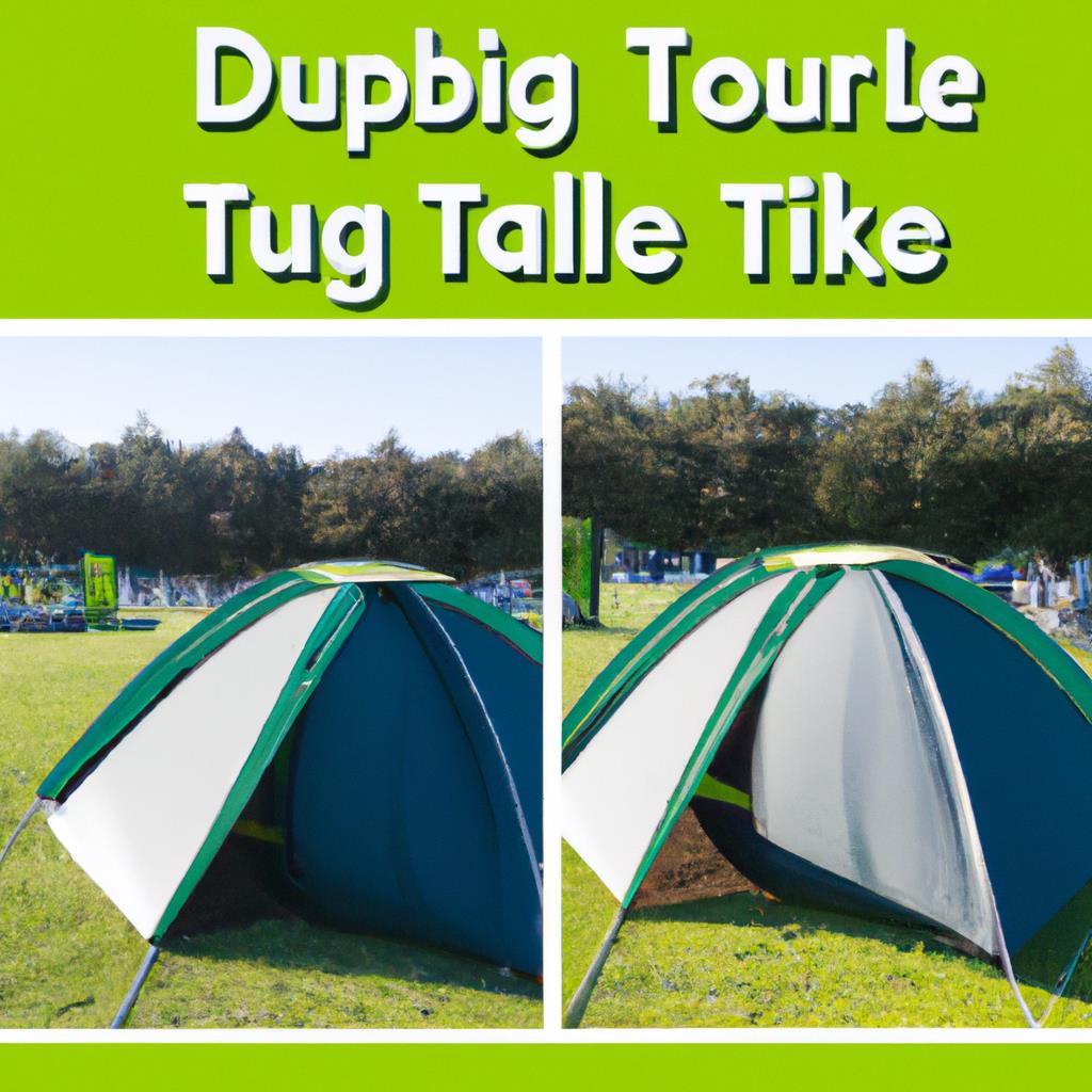 camping, double tent, camping setup, outdoor adventure, camping tips