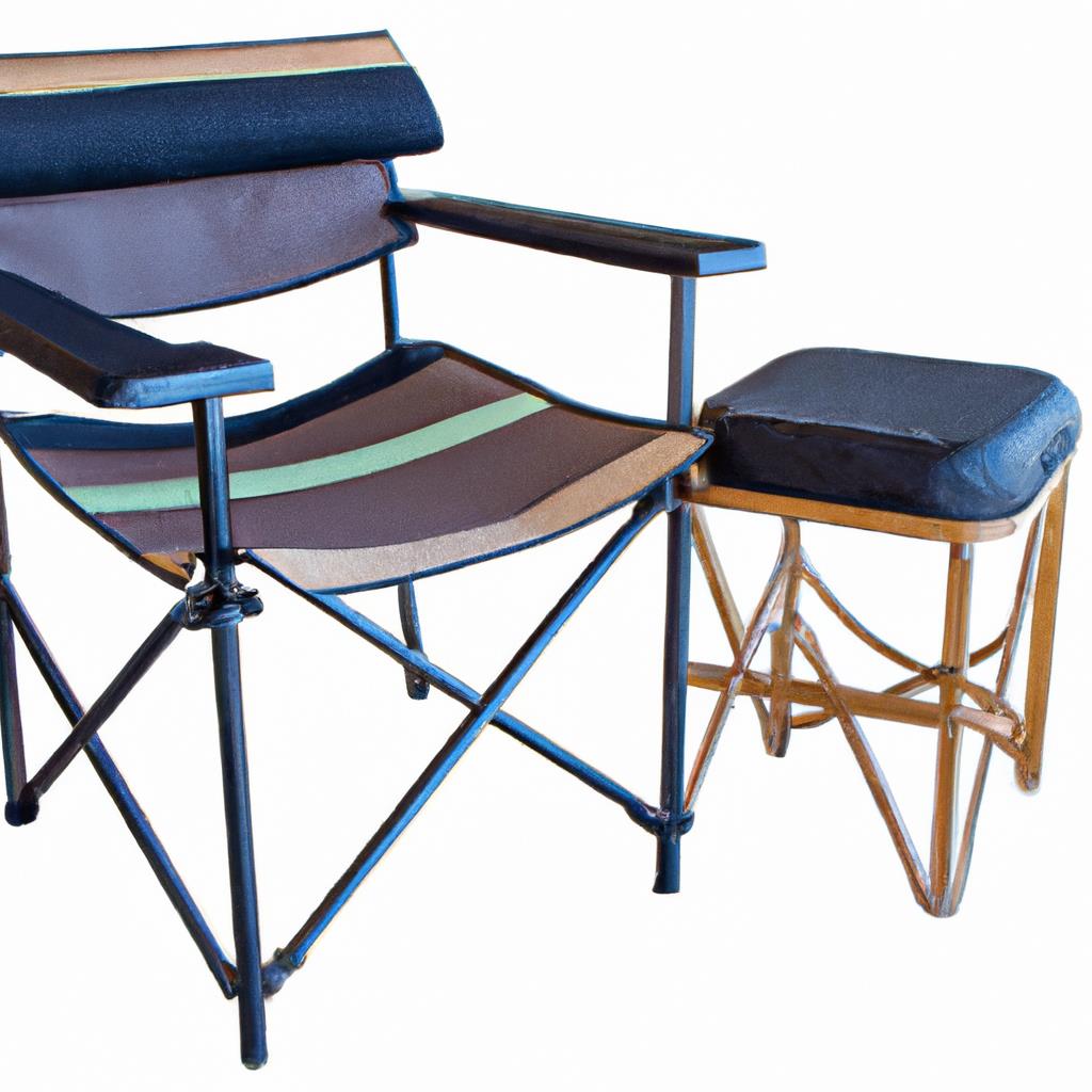 camping, stools, outdoor, cozy, campsite