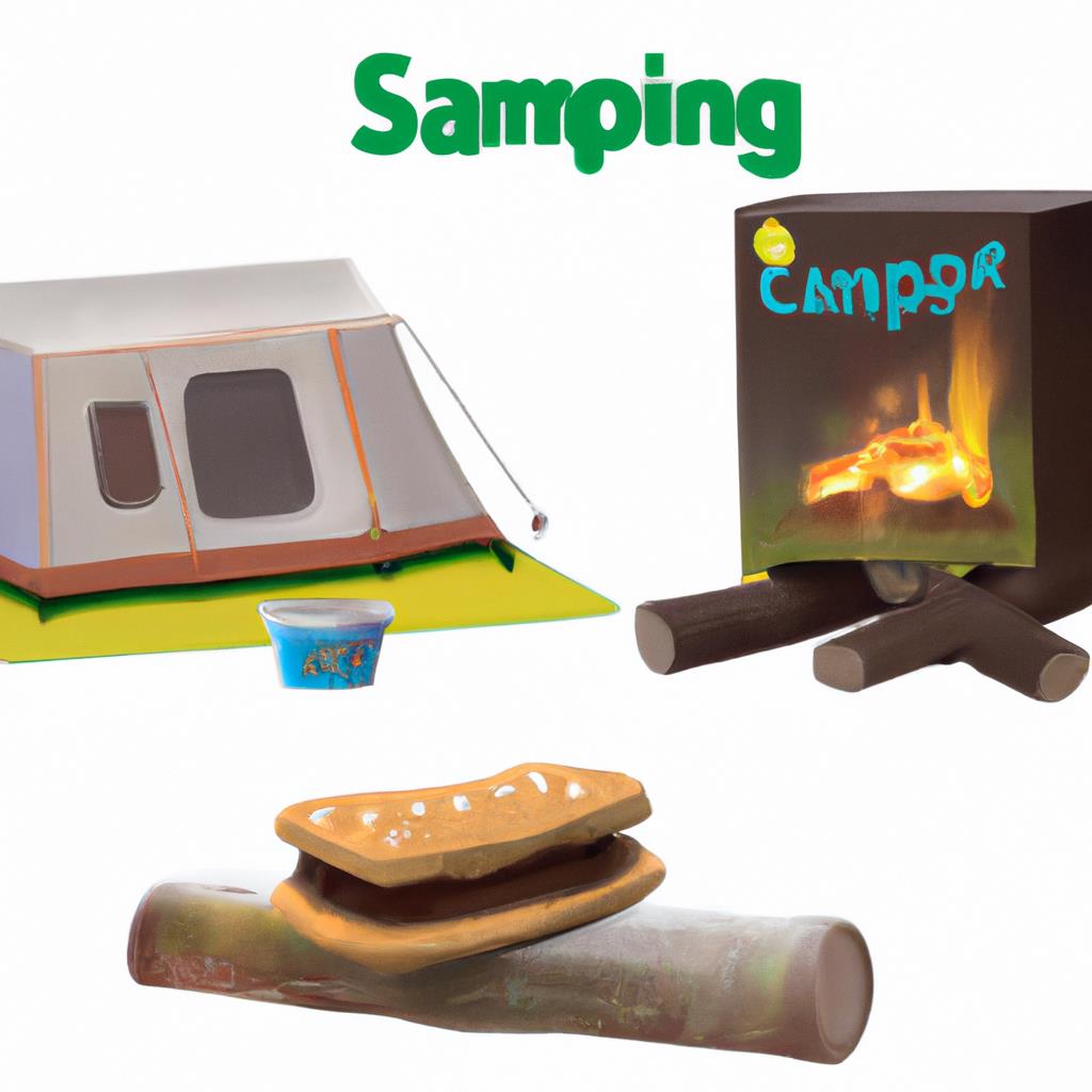 camping, outdoor, snacks, bonfire, marshmallows