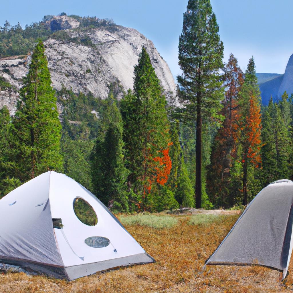 camping, Yosemite, National Park, tenting, adventures