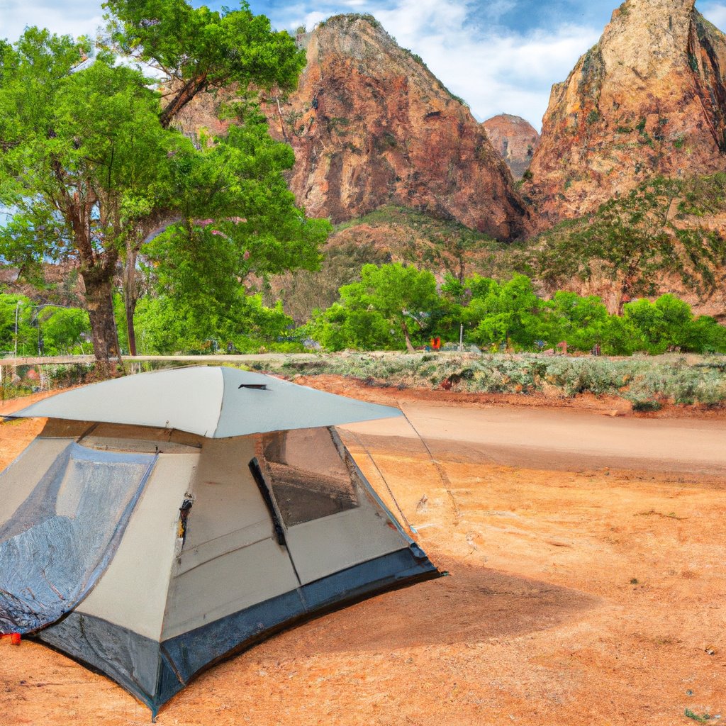 Zion National Park, tenting, camping, outdoor, nature