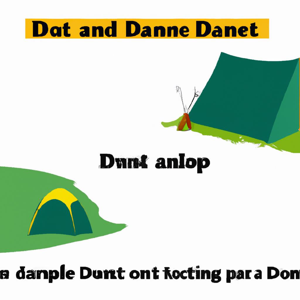 camping, maintenance, dos, don''ts, site