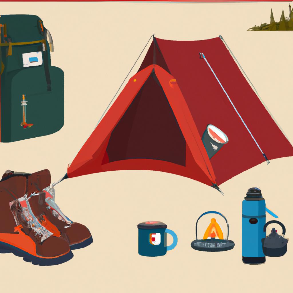 gear, camping, hiking, outdoors, adventure