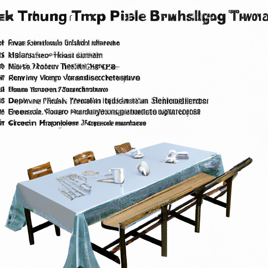 camping, tenting, outdoor, table layout, organization