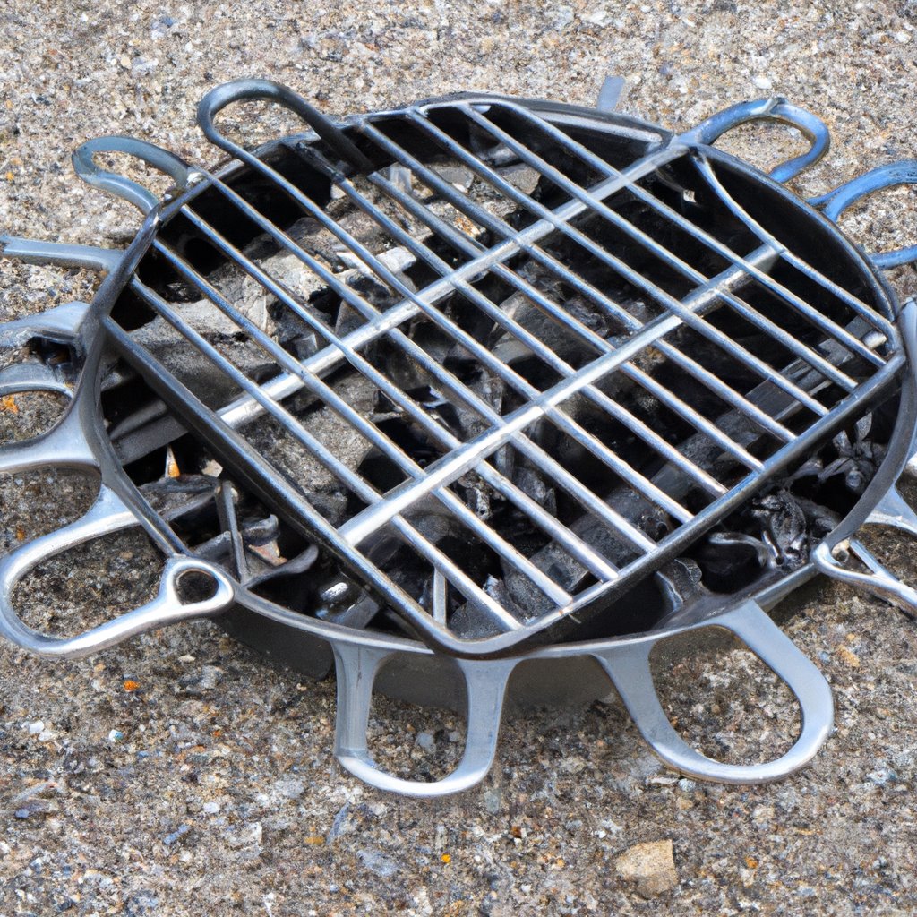 camping, cooking, outdoor, grates, campsite