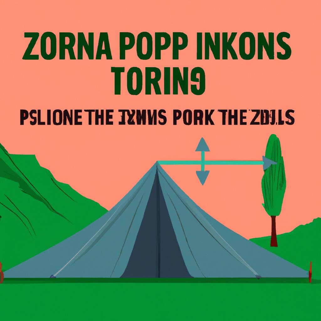 Zion National Park, Camping, Tenting, Outdoor, Nature